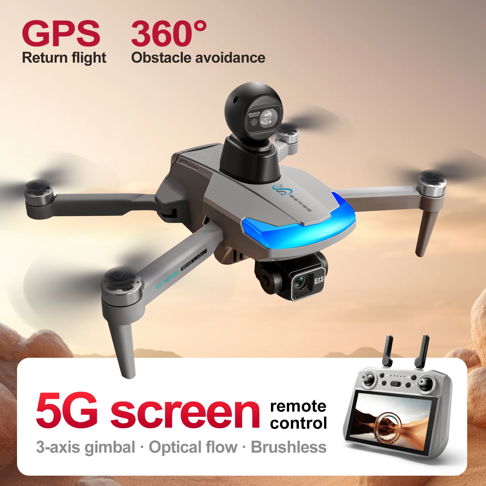 Drone Photogrammetry - طائرة بدون طيار احترافية S185 كاميرا