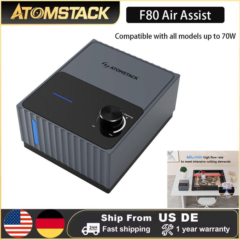 Drone Lidar - مضخة هواء Atomstack F80 Air Assist