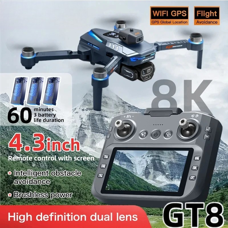 طائرة بدون طيار GT8 الأصلية بد - مراجعة Drone Lidar وسعره