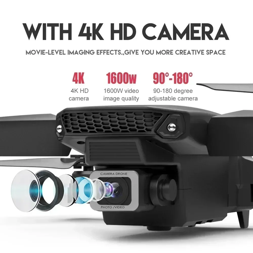 E88 Pro WIFI FPV الطائرة بدون  - مراجعة Drone Cinematic وسعره