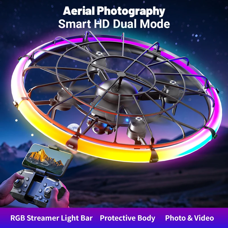 طائرة JJRC H145 UFO RC بدون طي - مراجعة Drone Aerial Photography وسعره